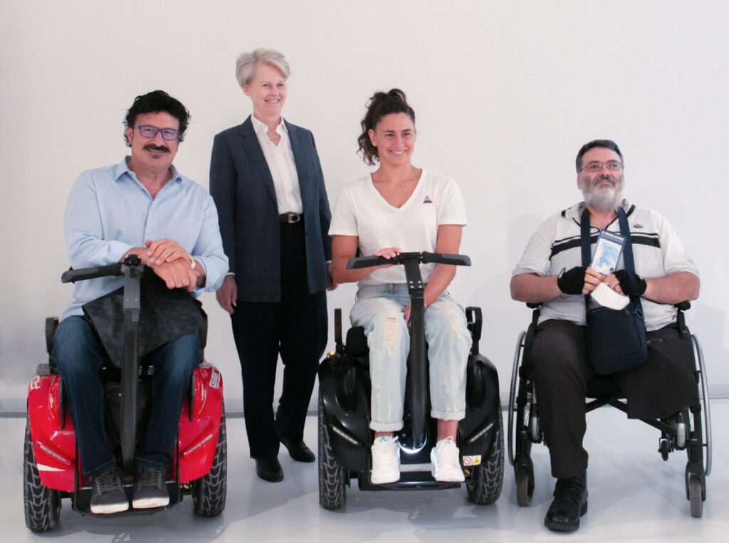 La consegna della Genny a Giulia Ghiretti, con Paolo Badano e Sibyl von der Schulenburg
